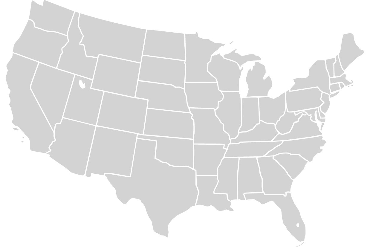 Health Choice Enterprises map of service areas.
